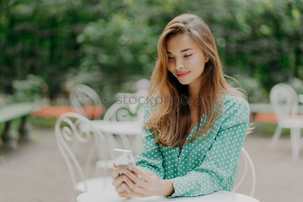 Similar – Image, Stock Photo Young stylish woman on street