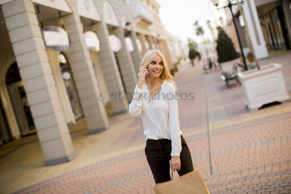 Similar – Big Smile Young Blonde Woman III