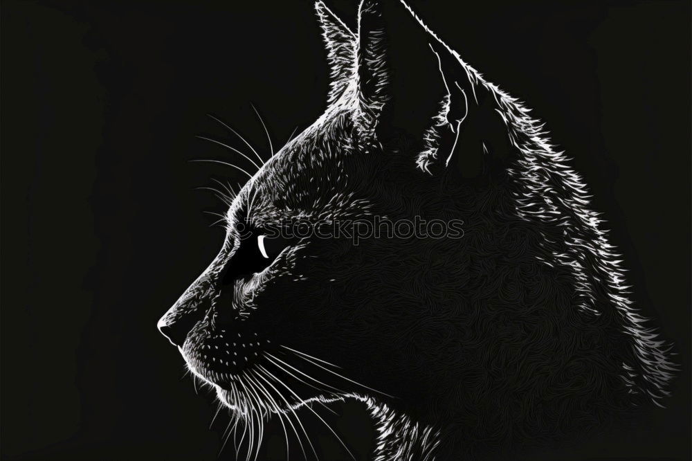 Similar – Foto Bild black cat Katze schwarz
