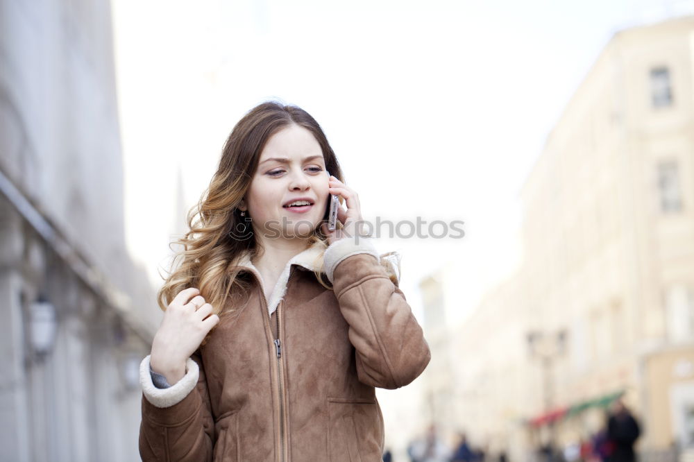 Similar – Image, Stock Photo Happy woman with a joyful smile