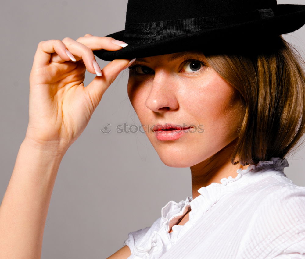 Similar – Image, Stock Photo . Feminine 1 Human being