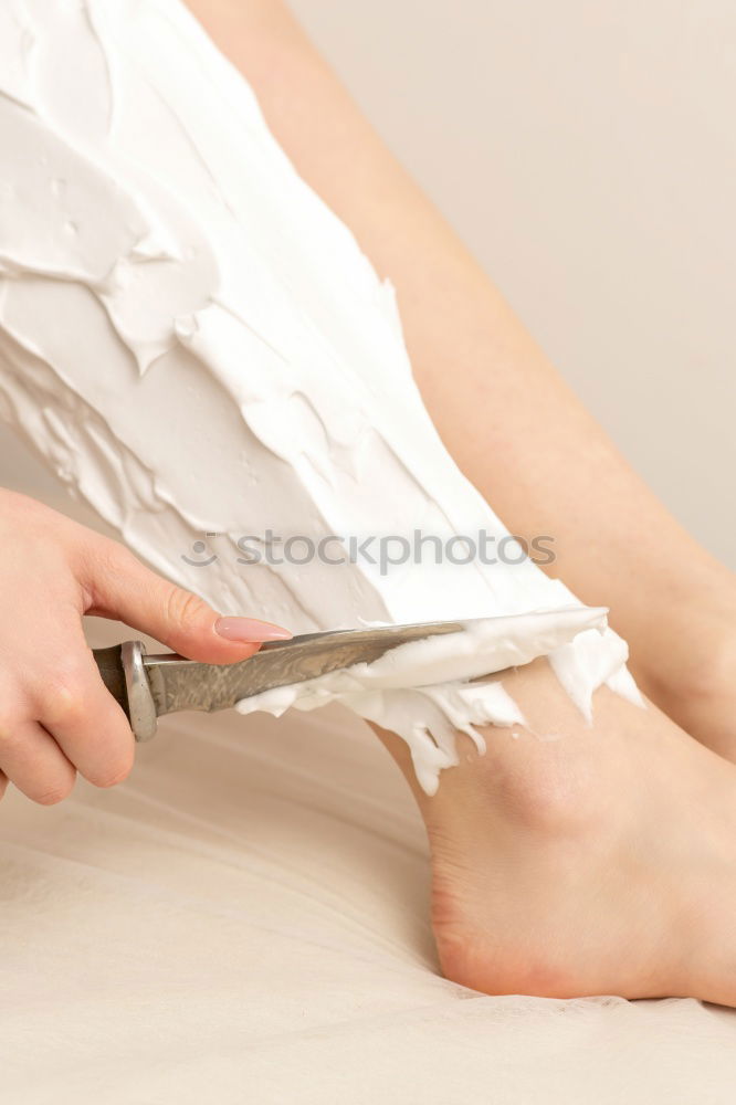 Similar – Image, Stock Photo Relax with Slippers