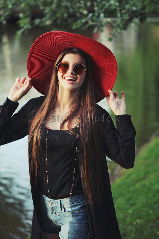 Similar – Image, Stock Photo Alissa in the forest