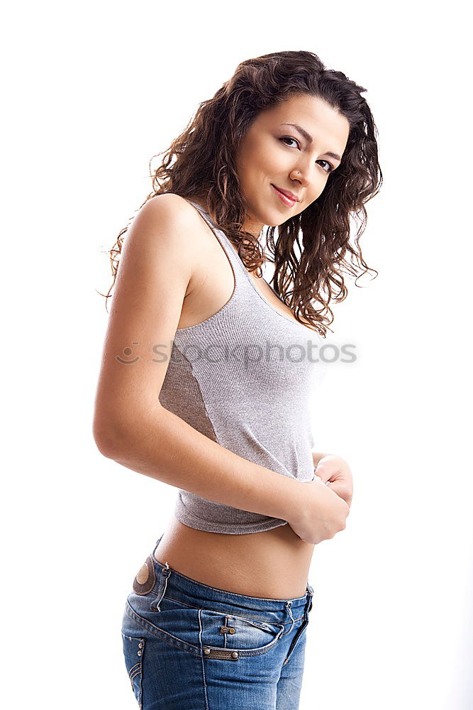 Similar – Image, Stock Photo Woman in a camper van in a beautiful camping with pink flowers