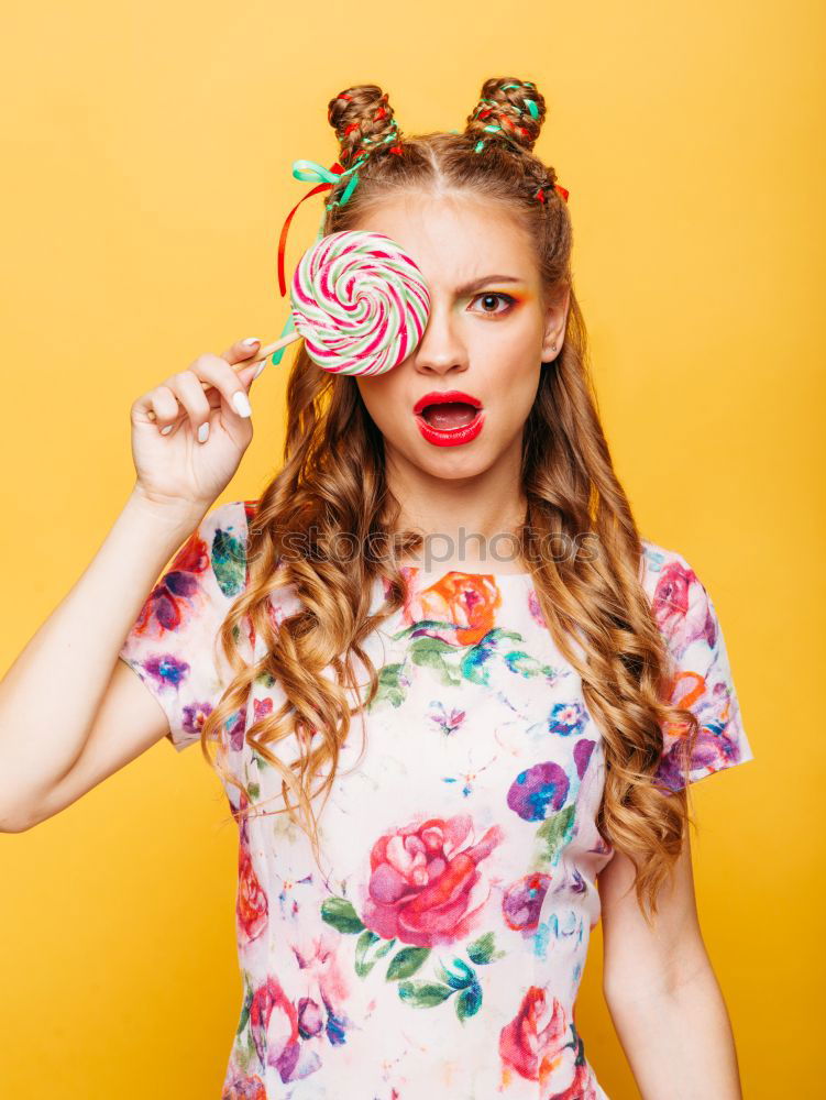 Similar – Image, Stock Photo Pretty woman dancing in studio