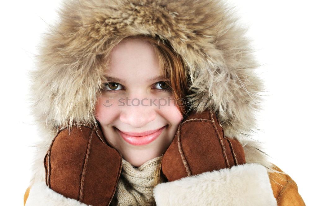 Similar – winter girl Colour photo