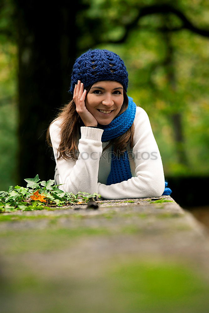 Similar – Foto Bild mädchen auf wiese Glück