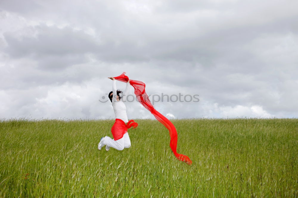 Similar – Image, Stock Photo midair Airplane