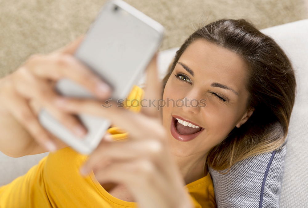 Similar – Image, Stock Photo Dreamy woman with cup