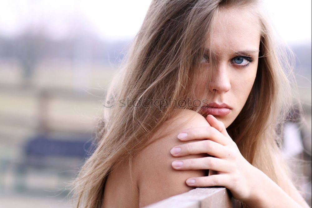 Similar – Image, Stock Photo . Young woman