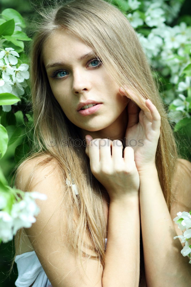 girl in the leaves