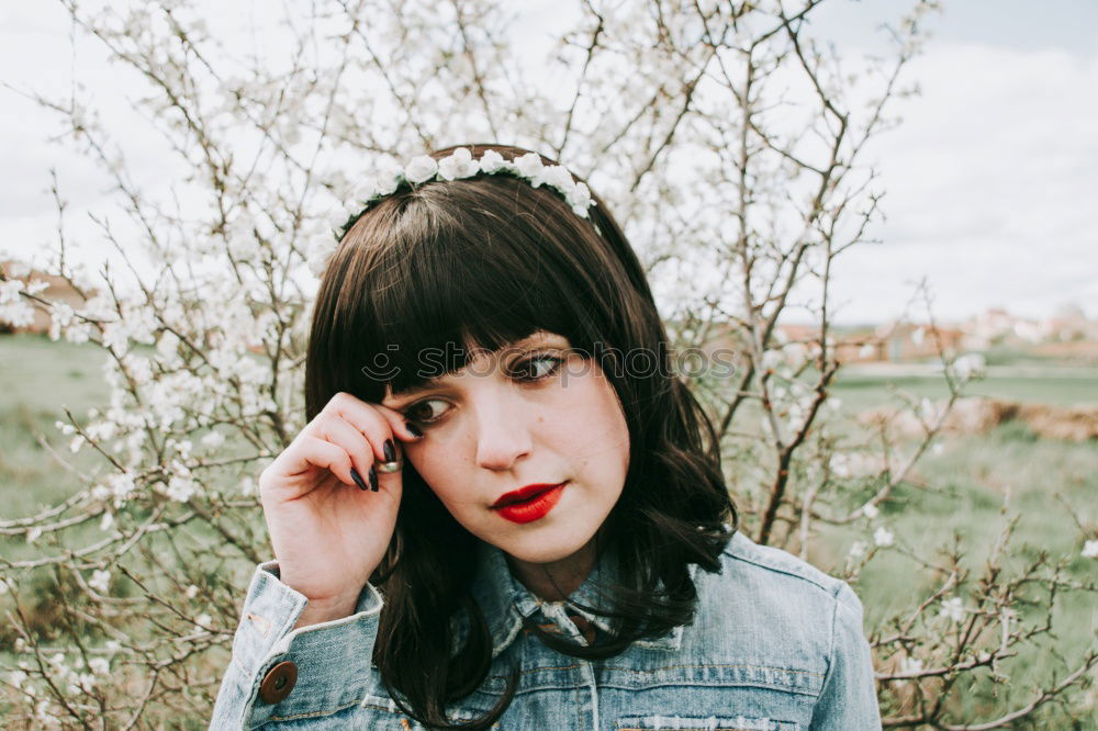 Similar – Image, Stock Photo Attractive woman at window