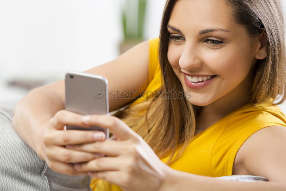 Similar – Image, Stock Photo Dreamy woman with cup