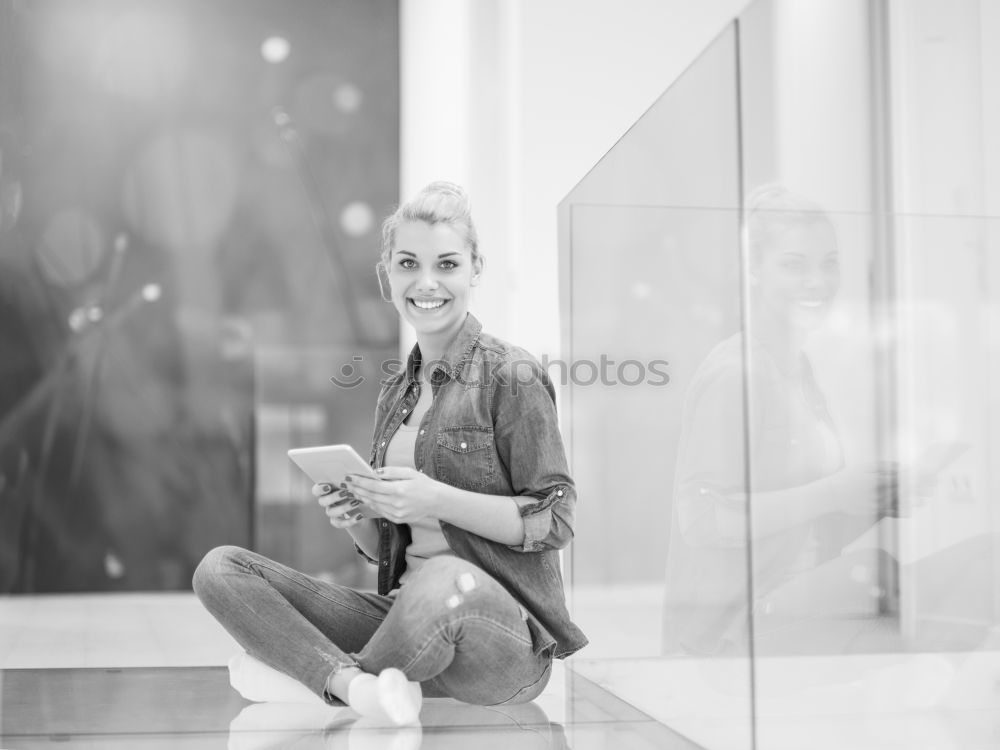 Similar – portrait of tattooed business woman