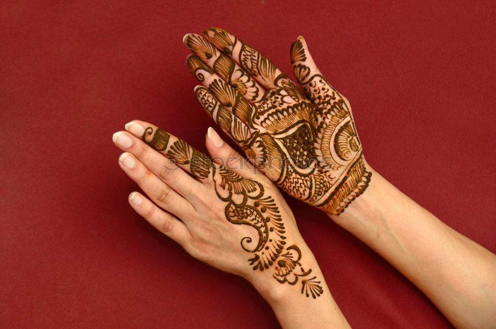 Similar – henna painting Human being