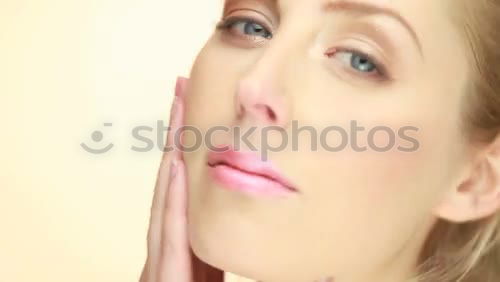 Image, Stock Photo plop* Feminine Young woman