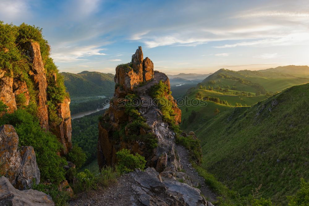 Image, Stock Photo sunrise Nature Landscape