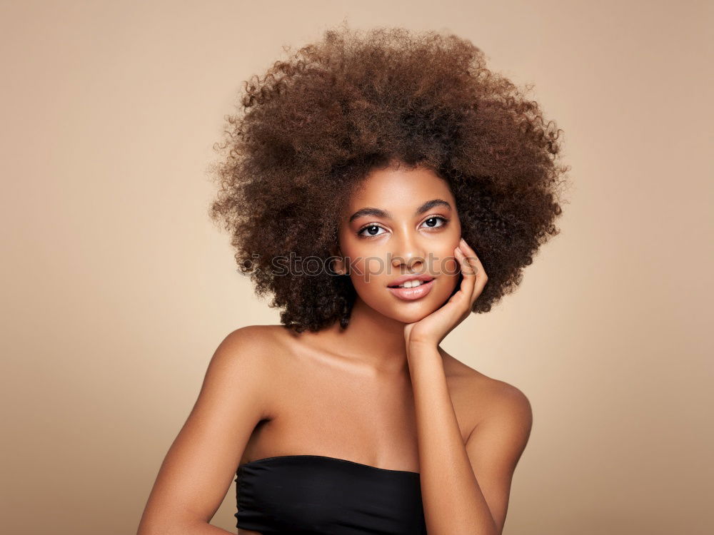 Similar – Image, Stock Photo portrait of a beautiful afro american woman