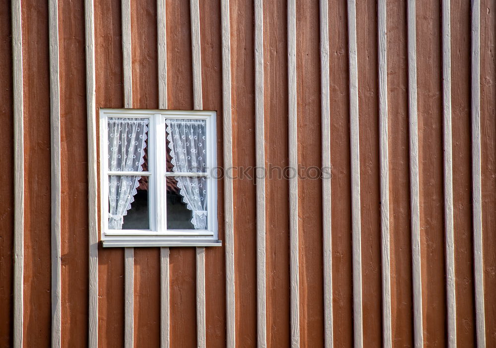 Image, Stock Photo Red House Wood