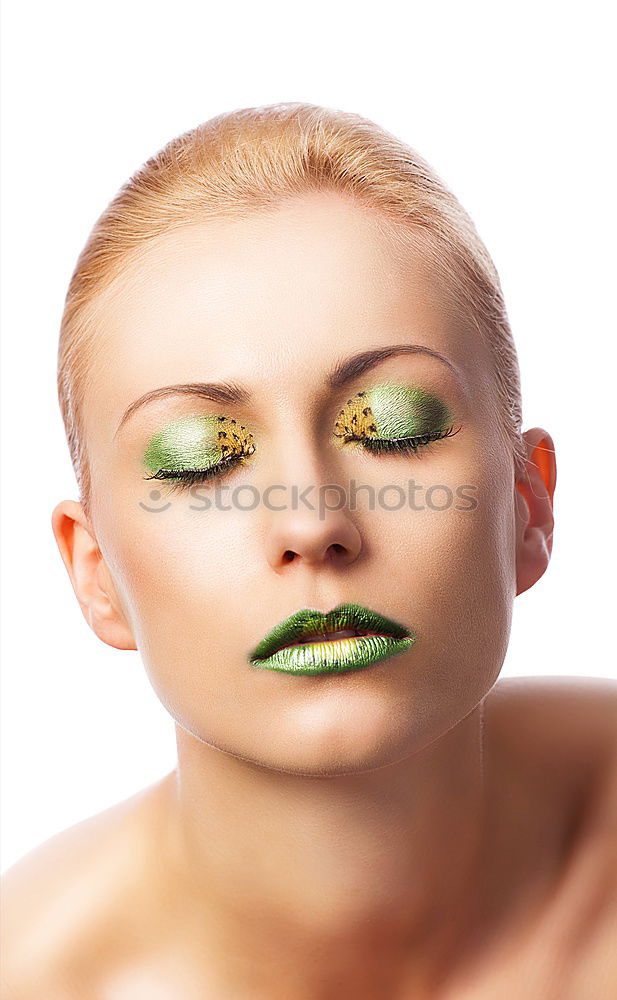 Similar – Eyelashes in April Green