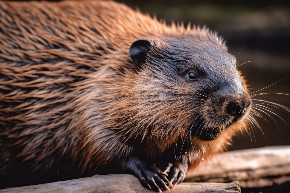 Similar – Image, Stock Photo Nutria in water Nature