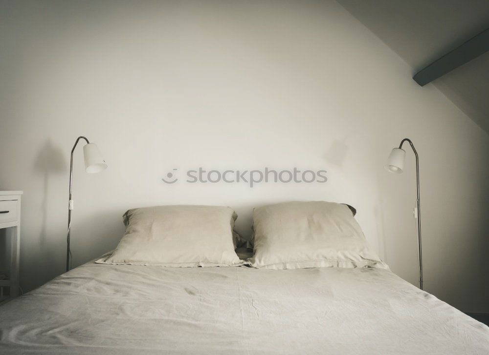 Similar – Image, Stock Photo deserted Bed Duvet