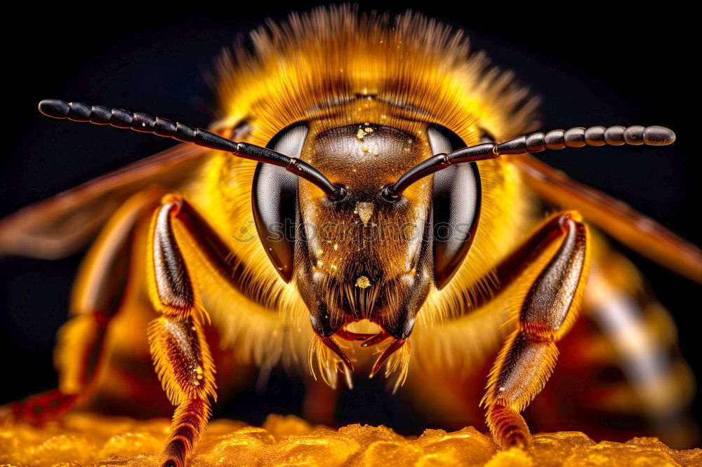 Similar – Image, Stock Photo Stinging hornet buttocks ( Vespa crabro )_02