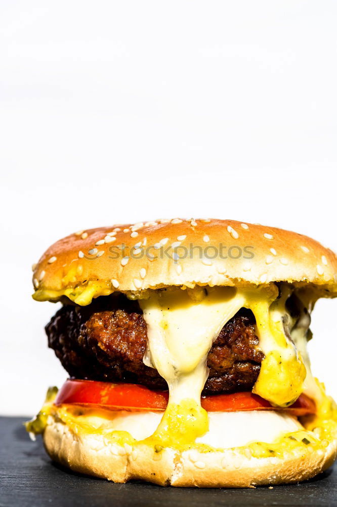 Similar – Image, Stock Photo Burger & Beer 2 Food
