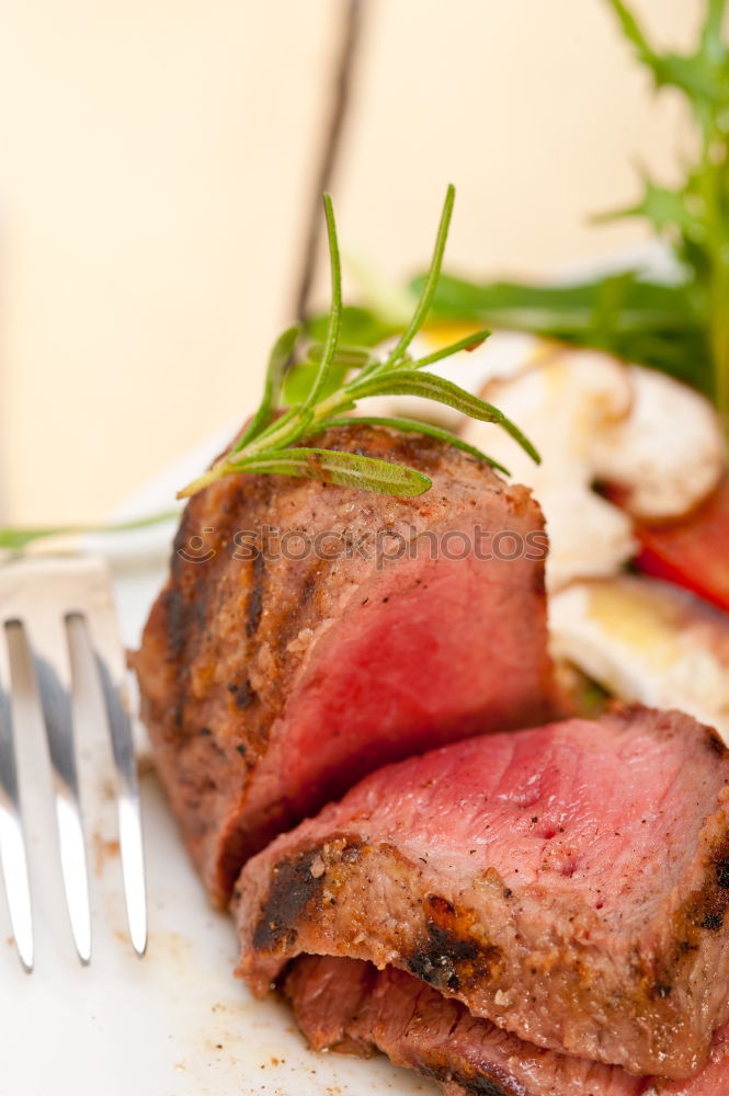 Similar – Image, Stock Photo Prepare meat with spices and oil