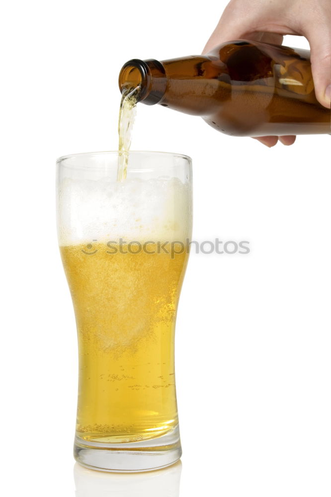 Similar – Female friends cheers clinking bottles of beer in hands.