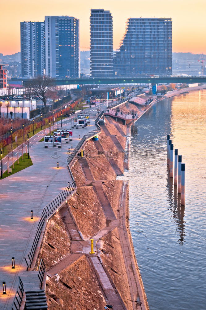 Similar – Hamburg Harbour Elbphilharmonie Sunset