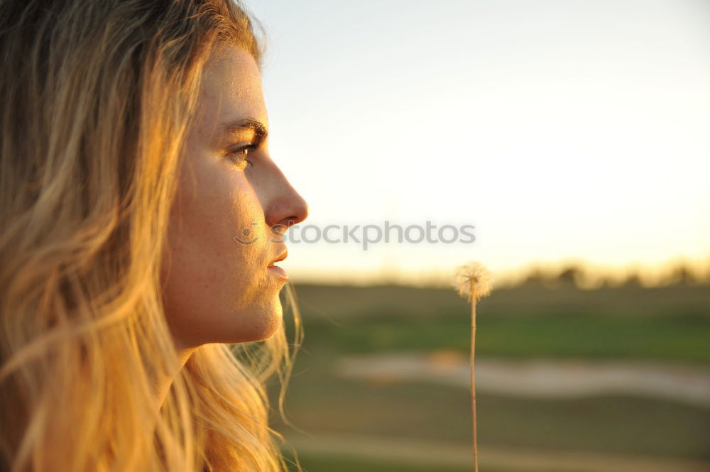 Similar – Image, Stock Photo feather blonde Happy