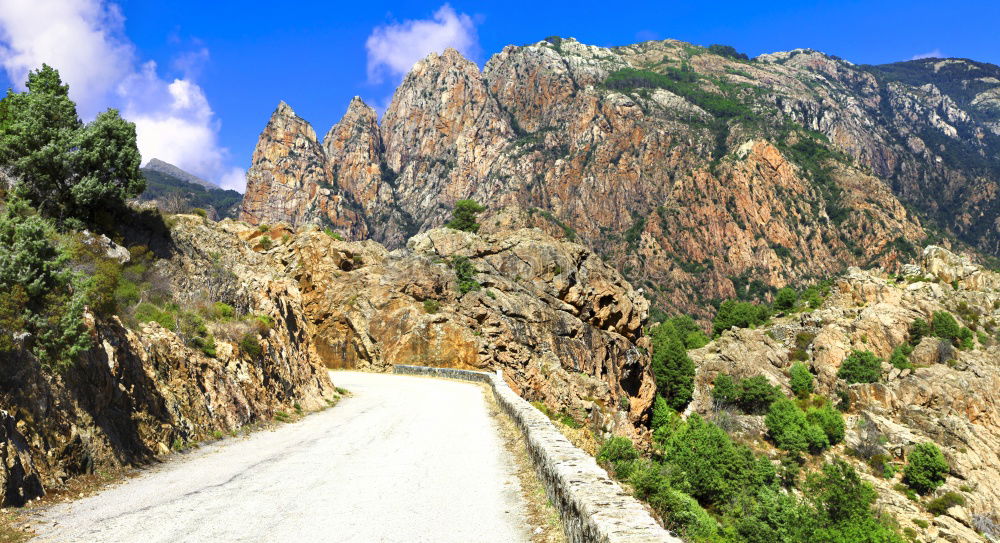 Similar – Serpentines on Mallorca