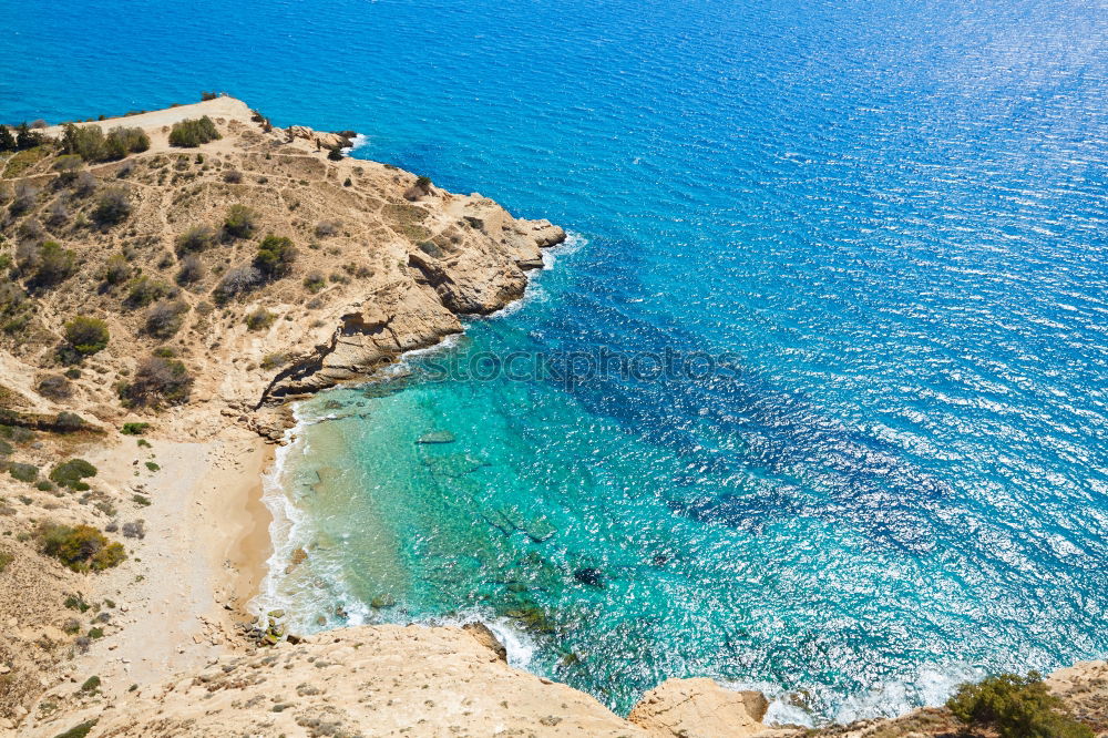 Similar – island boat Ocean Sky blue