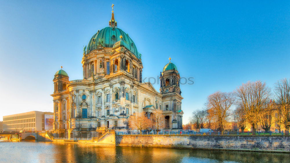 Similar – Berlin Cathedral in the blue hour