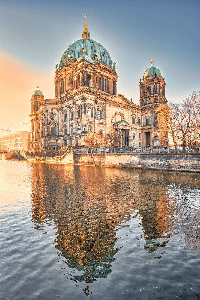 Similar – Bode Museum at sunset