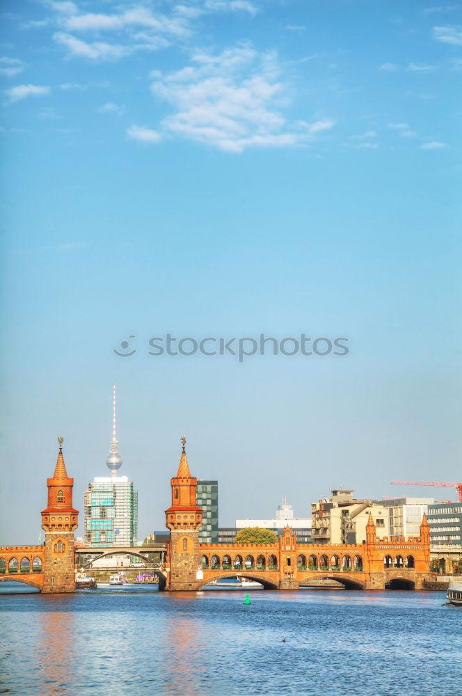 Similar – Image, Stock Photo Oberbaumbrücke in winter II