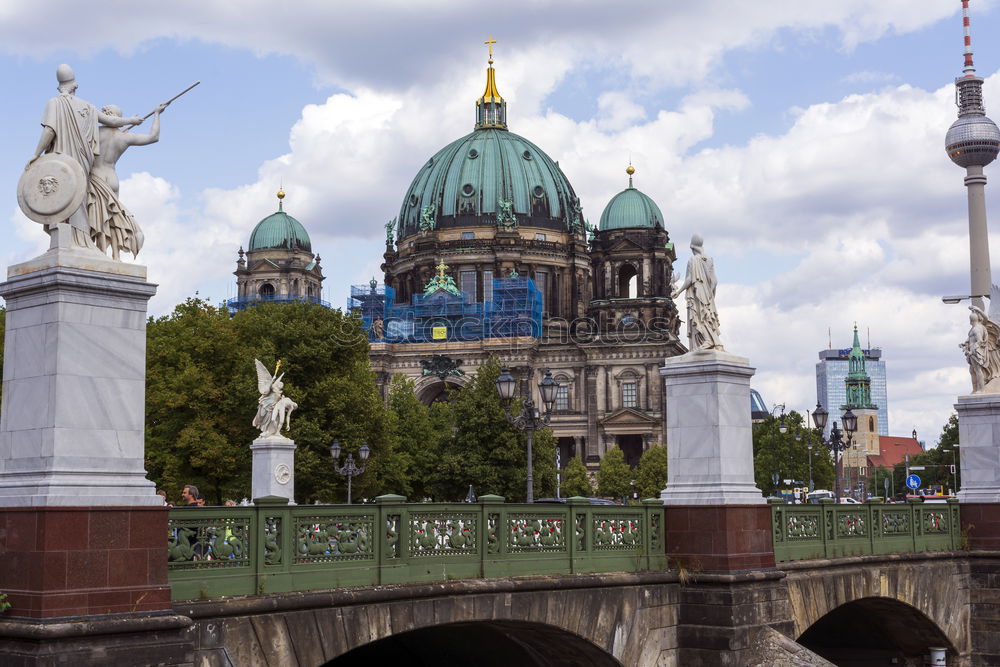 Similar – Berlin Cathedral in the blue hour