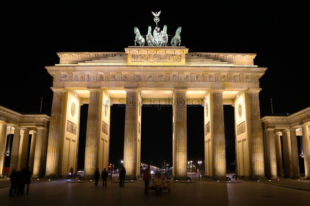 Similar – Brandenburg Gate in Berlin at night