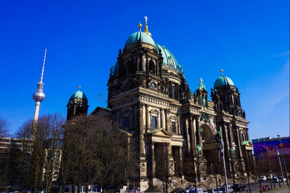 Similar – Image, Stock Photo Night time at concert hall in Berlin