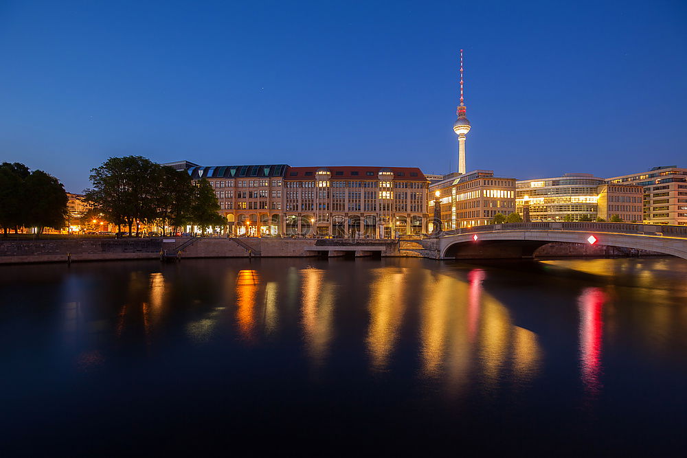 Similar – Bode-Museum bei Nacht