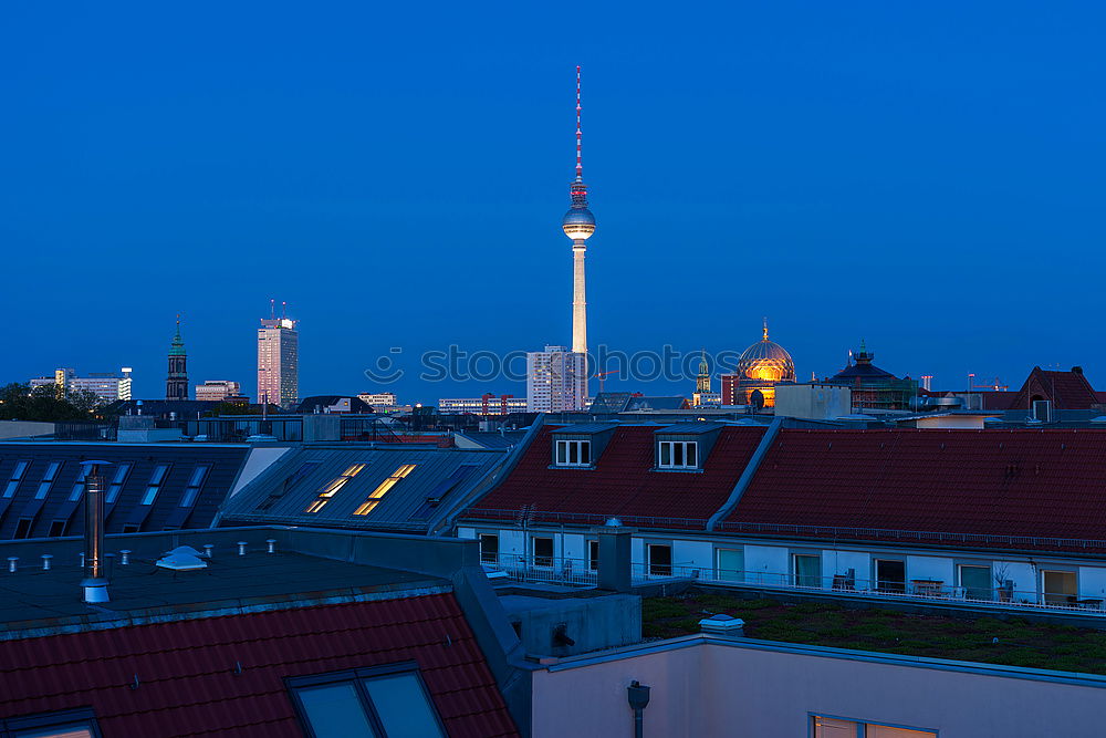 Similar – Prenlzlauer Berg_aufm roof 1