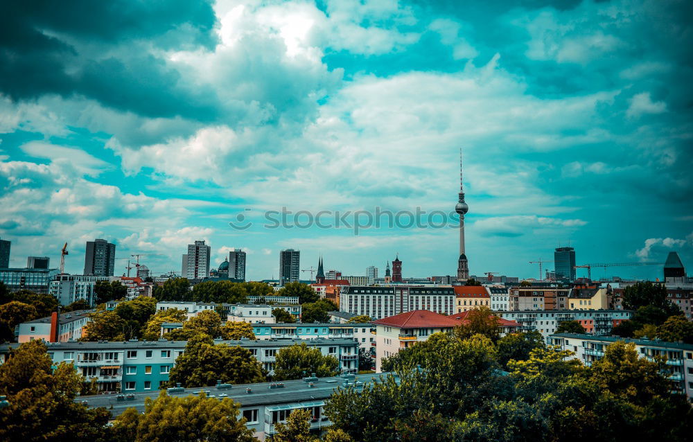 Similar – Image, Stock Photo View over Berlin