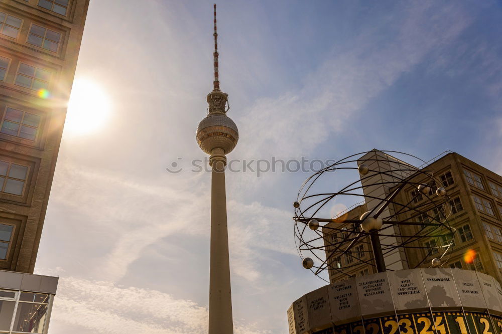 Similar – Image, Stock Photo Sunset at the television tower I