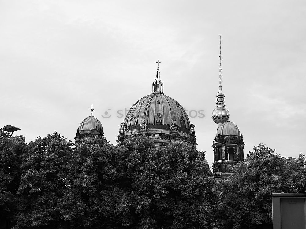 Similar – Image, Stock Photo Cathedral I Puddle Berlin