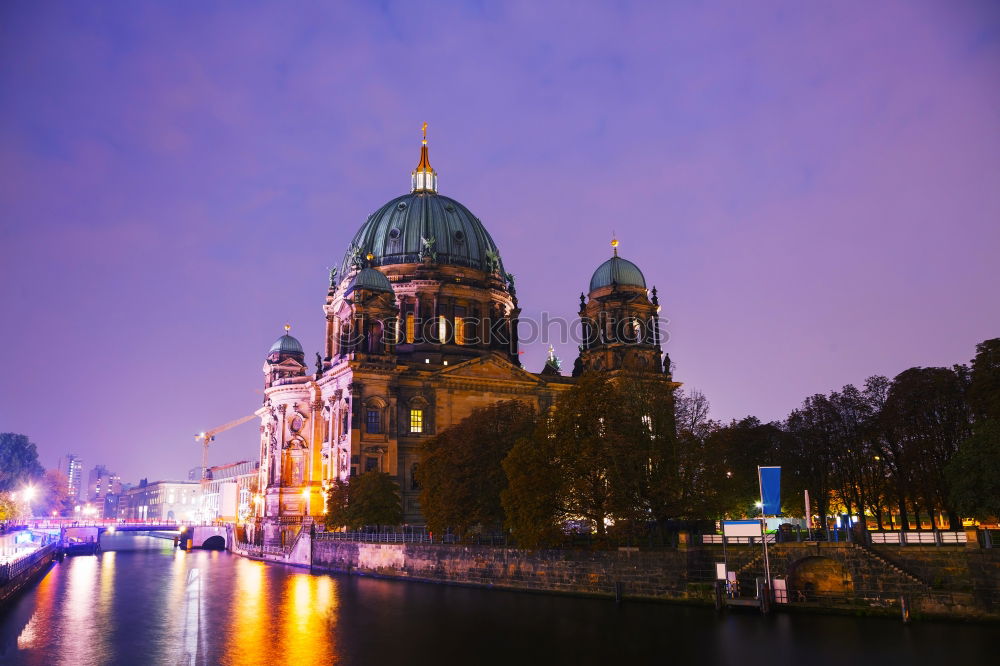 Similar – Bode-Museum bei Nacht