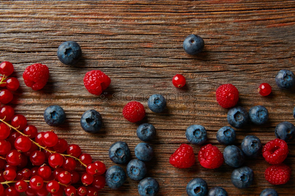 Similar – Image, Stock Photo Various berries in painted jam jar