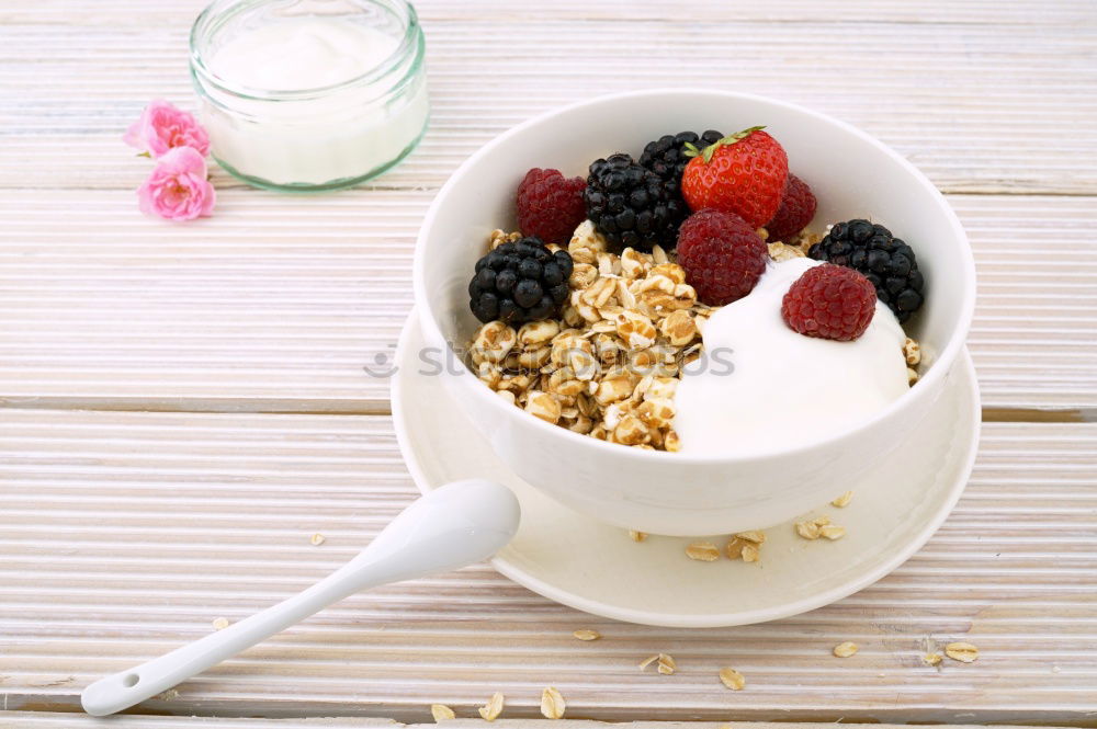 Similar – Porridge with fresh fruits