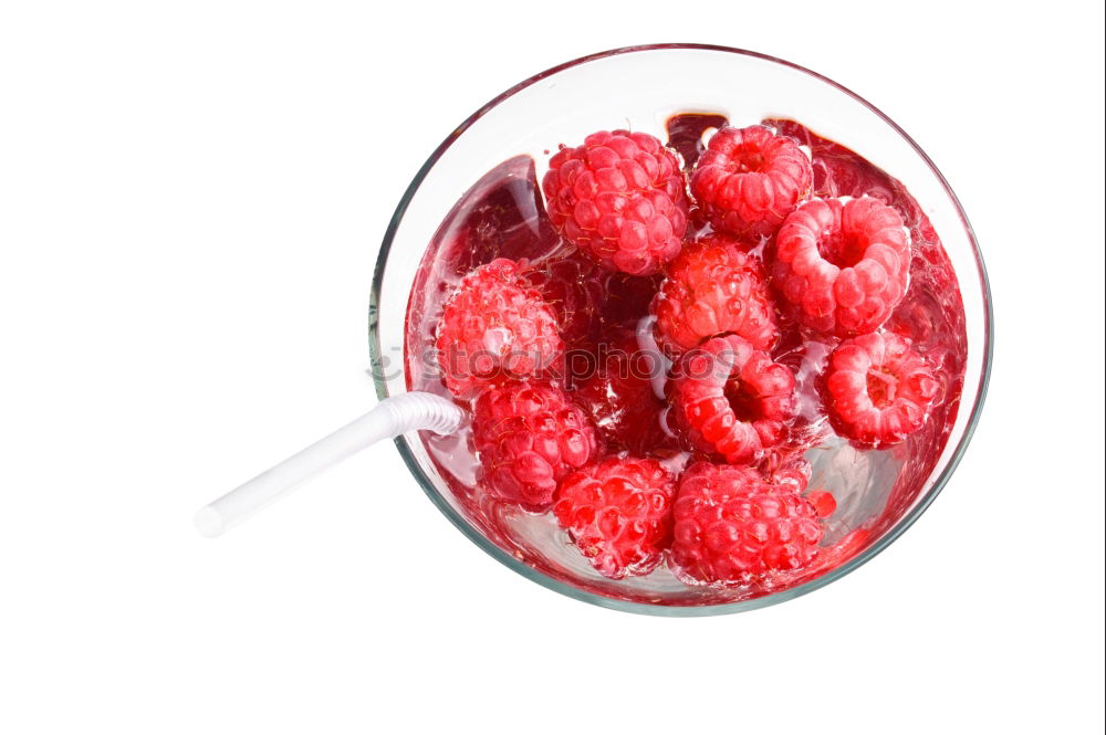 Similar – Image, Stock Photo Red Raspberries In Bowl On Turquoise Background