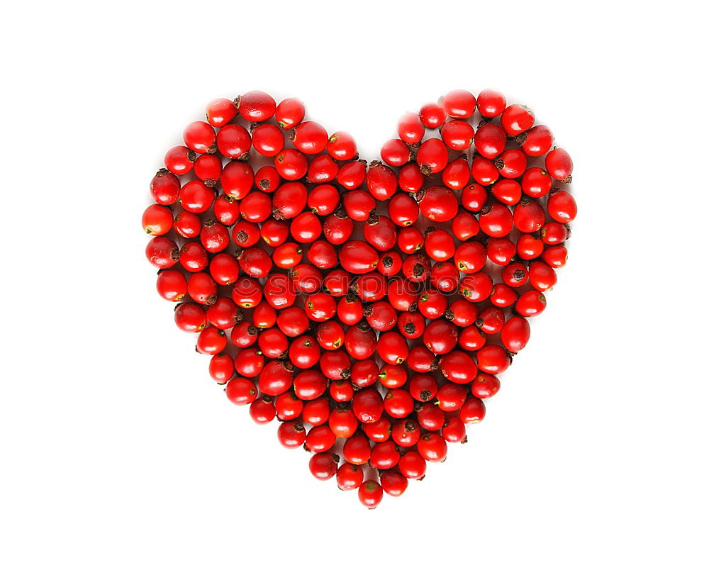 Similar – Image, Stock Photo Red heart shaped wooden sewing buttons on canvas